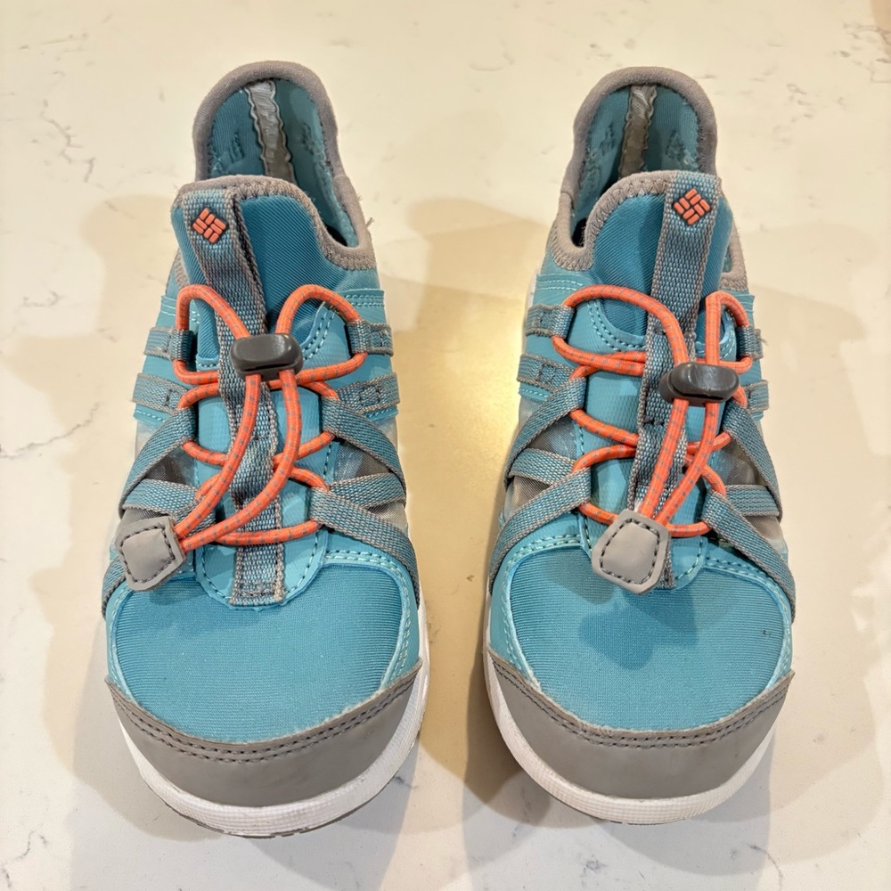 Columbia Kids Vent Water & Trail Shoes - Blue/Peach - Size 13